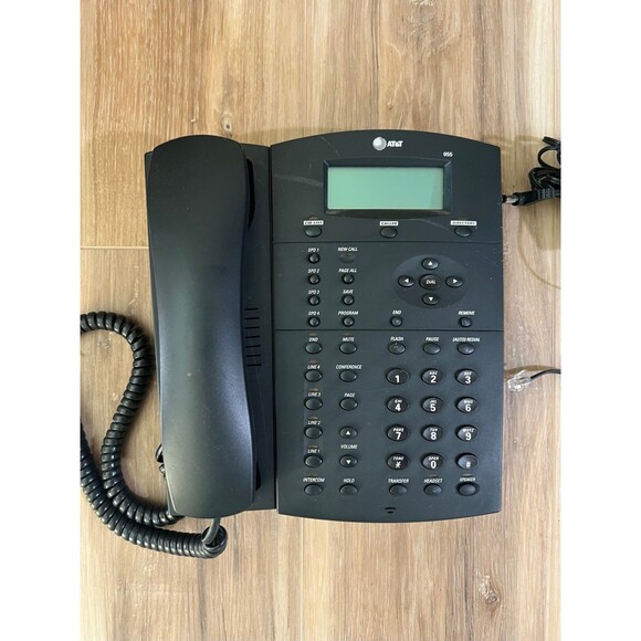 AT&T Model # 955 4 Line Display Speakerphone Home Office Landline Desk Phone - Picture 2 of 4